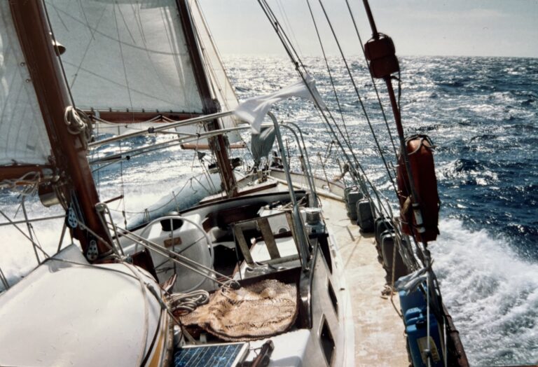 Sailing offshore during an eleven-year South Pacific adventure
