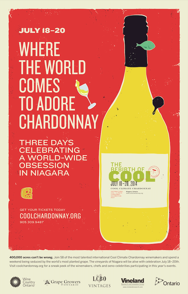 I4C Chardonnay poster: Where the world comes to know Chardonnay