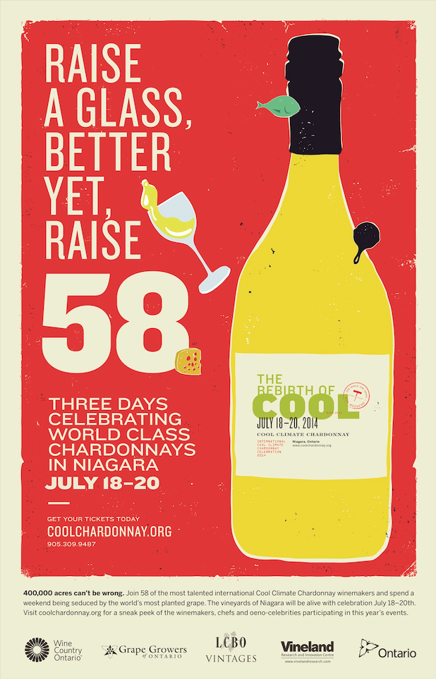 I4C Chardonnay poster: Raise a glass, better yet raise 58