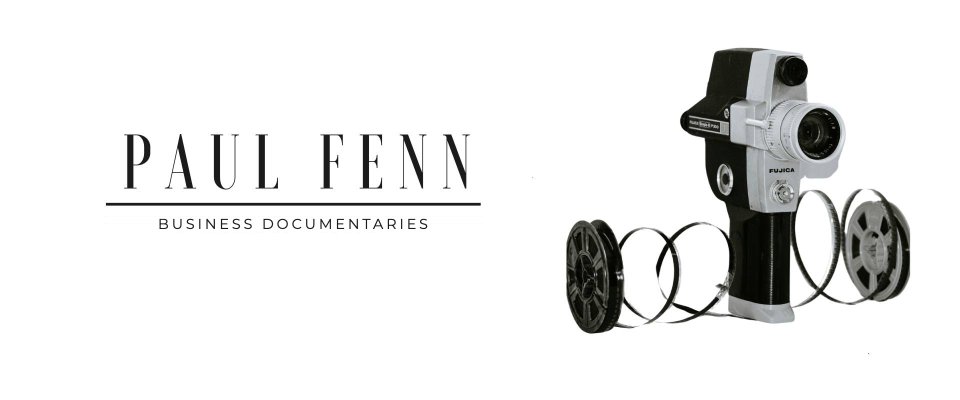Paul Fenn, Business Documentaries, with vintage film camera