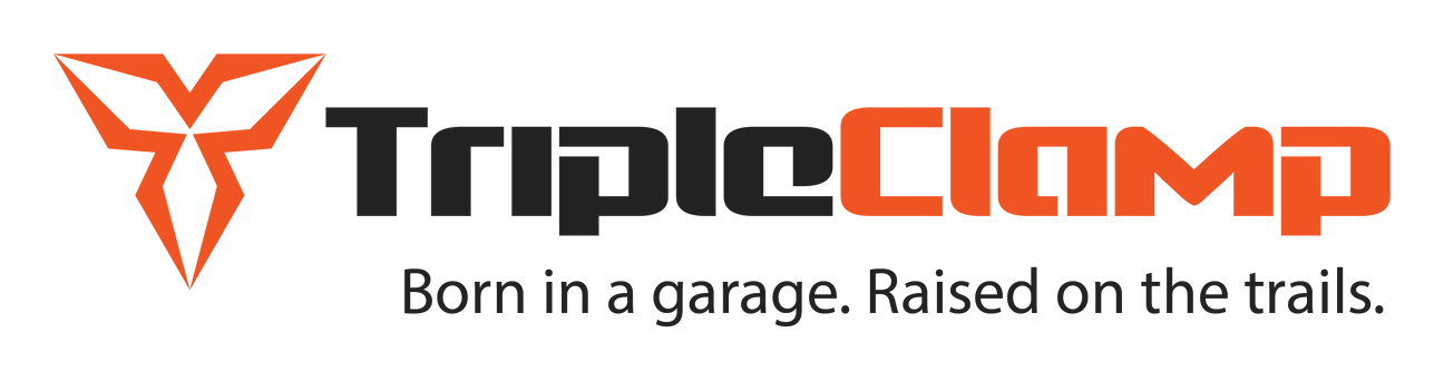 TripleClamp Moto logo, named by Paul Fenn